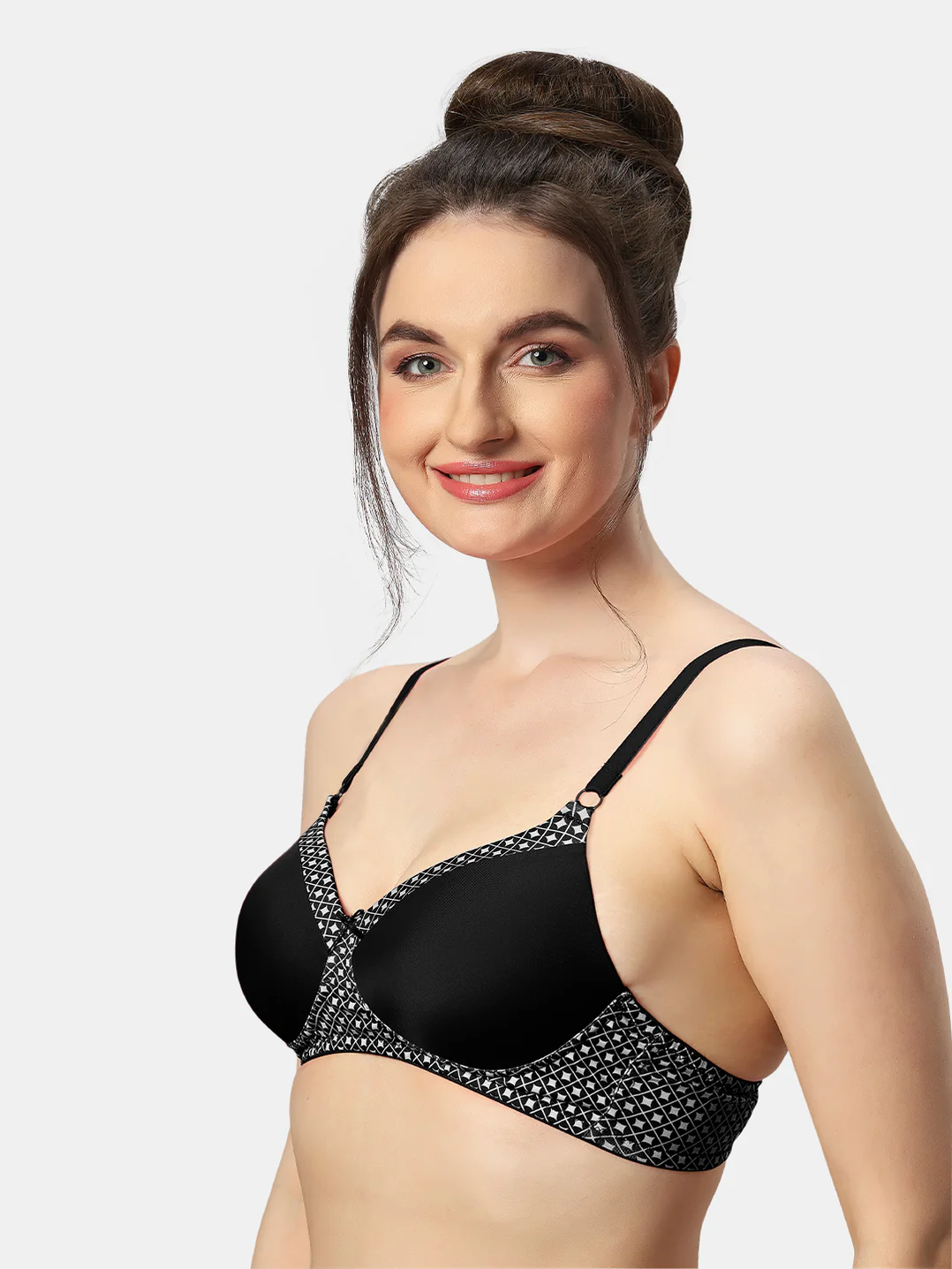 Charmis Lightly Padded Seamless T Shirt Women Bra | Lightly Padded, Adjustable Straps, Full Coverage, Nylon Material- Charmis - Image 7