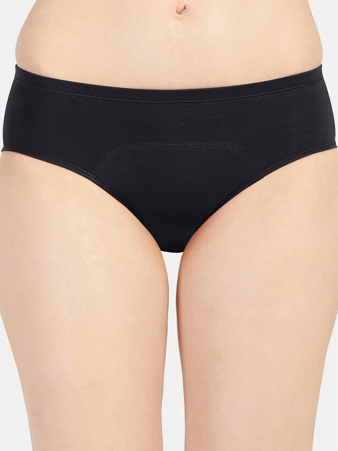 Mid Rise Hipster Reusable Leakproof Odorless Cotton Period Panty for Regular Flow with Full Coverage Concealed Waistband and Three Layer Protection - Sara - Image 2