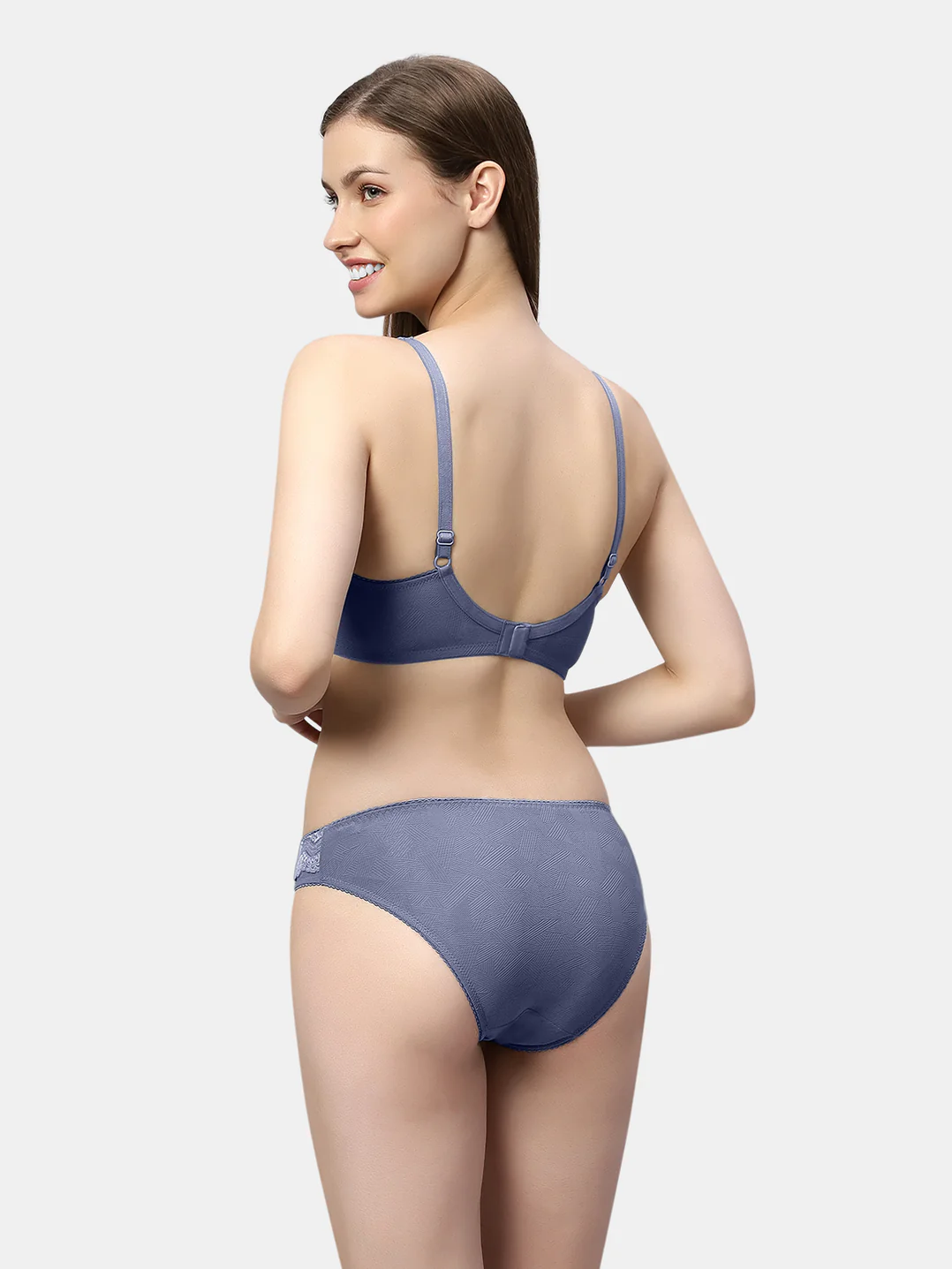 Carter Bridal Lingerie Set for Women | Lace Design | Non-Padded | Medium Coverage | Adjustable Straps - Image 2